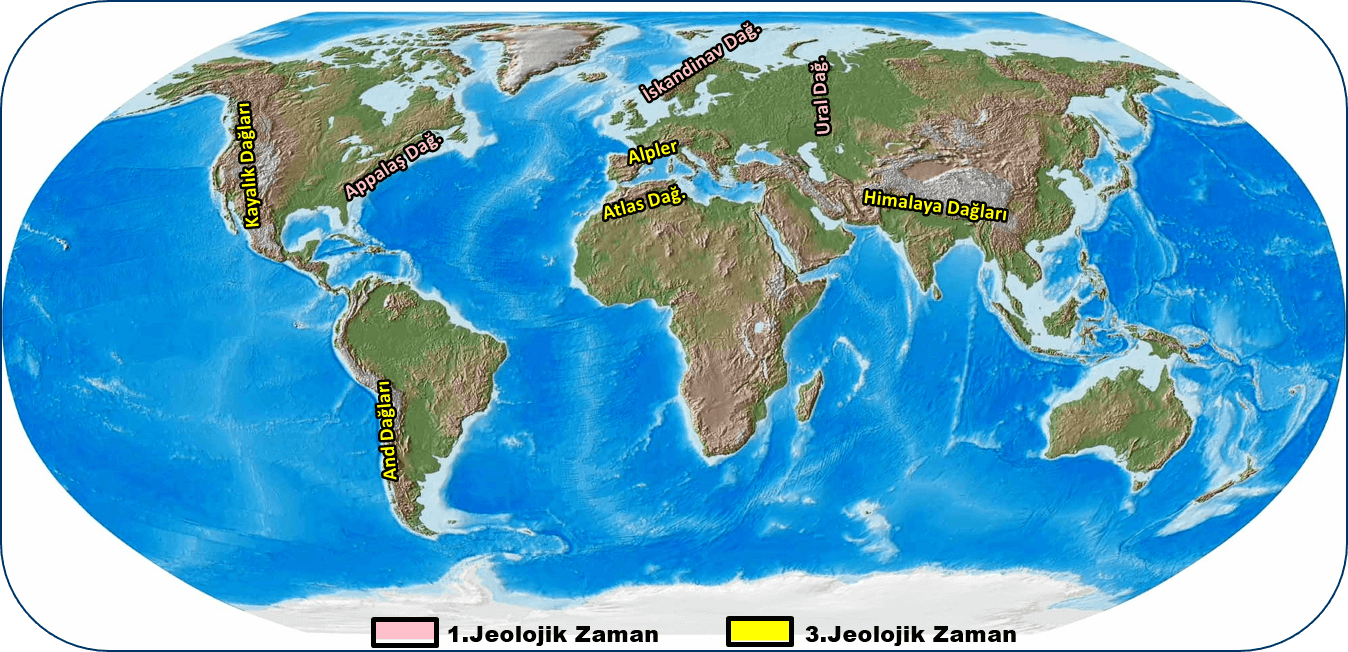 Dünya Dağlar Haritası